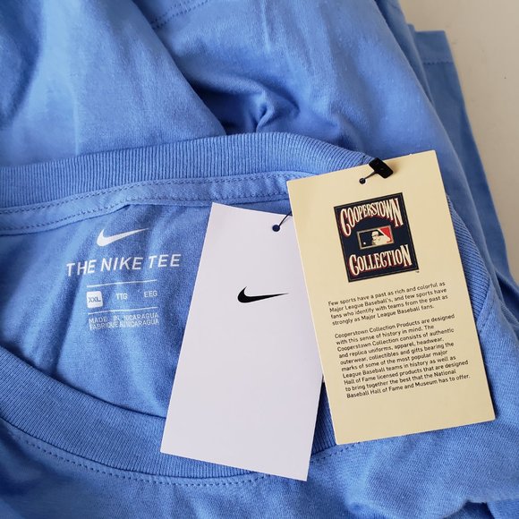 Nike Kansas City Royals Men's T-Shirt Tee Size 2XL XXL Cooperstown Blue NWT - Picture 13 of 16